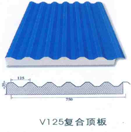 新疆彩鋼聚苯乙烯夾芯板